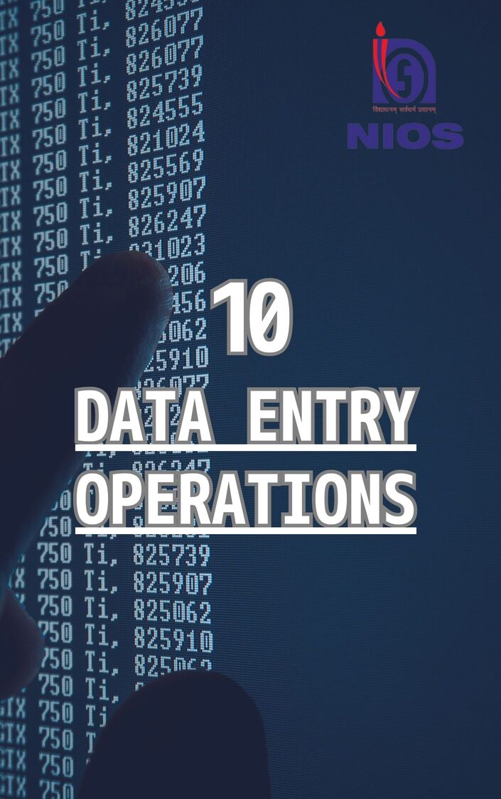 Data Entry Operations - NIOS